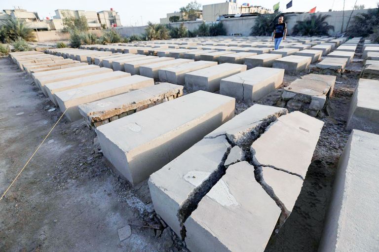 جانب من مقابر اليهود في بغداد