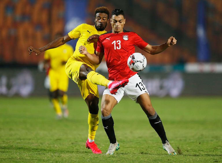 مصطفى محمد لاعب منتخب مصر حسام البدري مدرب منتخب مصر