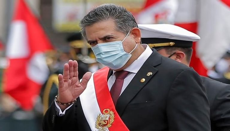  رئيس بيرو المؤقت مانويل ميرينو - أ.ف.ب