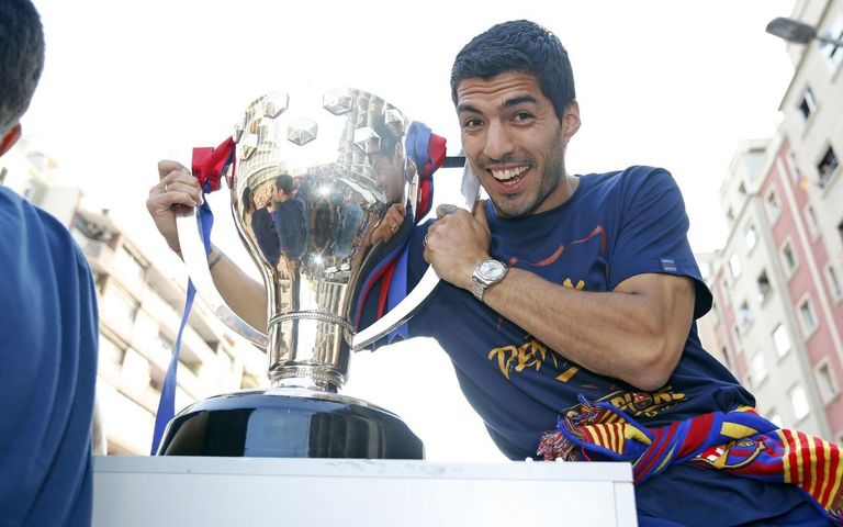 لويس سواريز مع الدوري الإسباني لويس سواريز مهاجم أتلتيكو مدريد