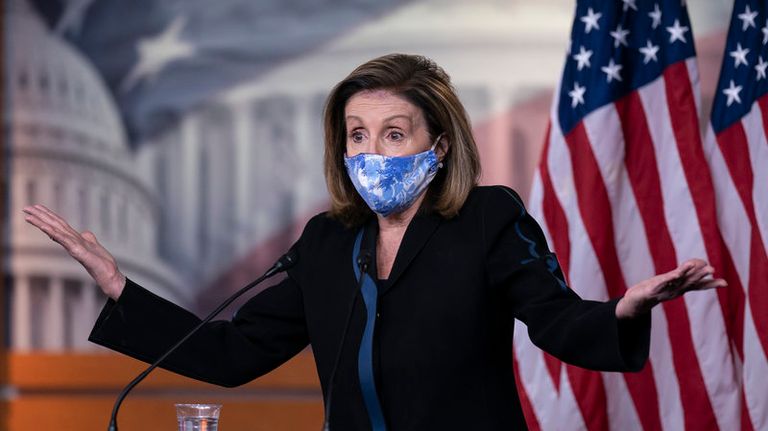 نانسي بيلوسي مع زعيم الأغلبية ستيني هوير 