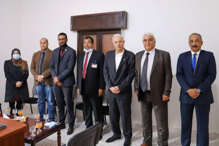 افتتاح القنصلية الفلسطينية في بنغازي