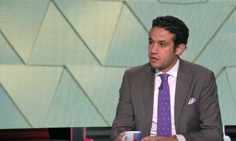 محمد فضل عضو الاتحاد المصري لكرة القدم محمد النني لاعب منتخب مصر