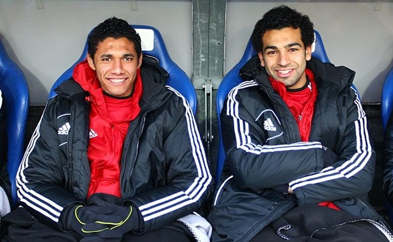 محمد صلاح ومحمد النني محمد صلاح ومحمد النني