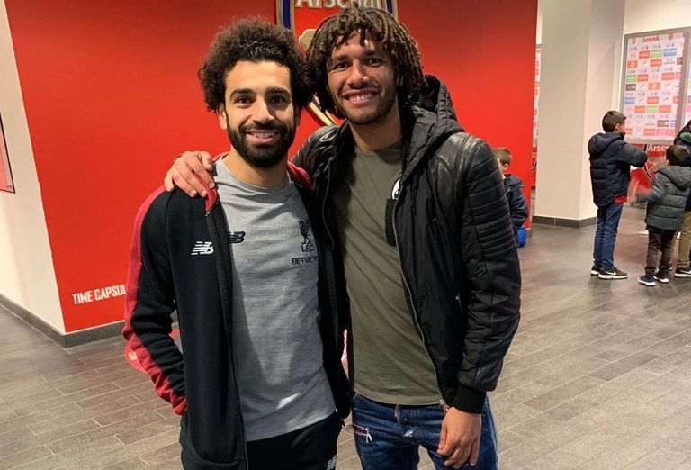 محمد صلاح ومحمد النني محمد صلاح ومحمد النني