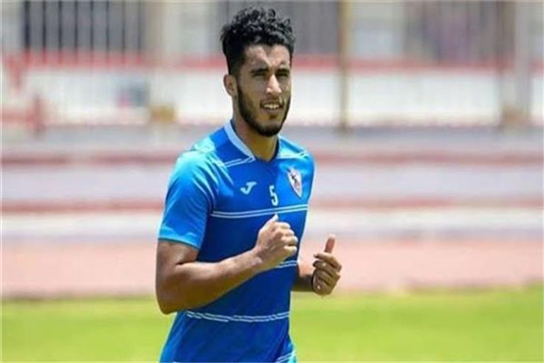محمد حسن لاعب وسط الزمالك فريق الزمالك