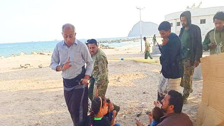 حملة أمنية في شواطئ عدن