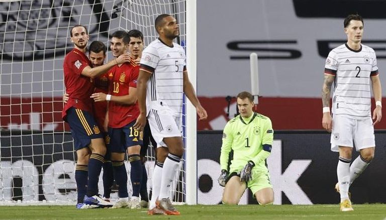 إسبانيا اكتسحت ألمانيا في دوري الأمم الأوروبية