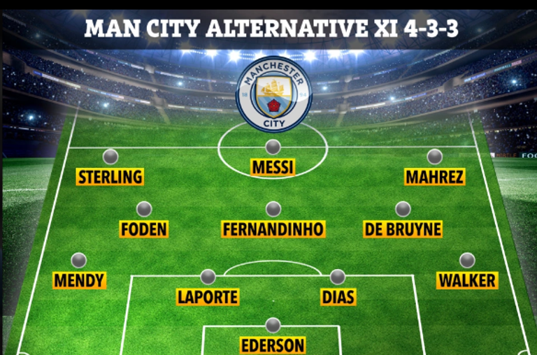 ليونيل ميسي ورياض محرز