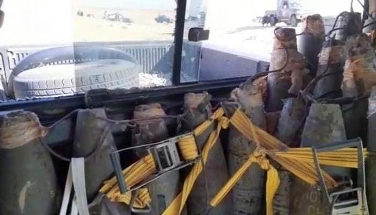 مفخخات عثر عليها الجيش الليبي