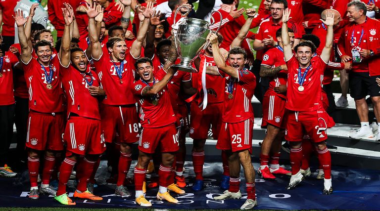 بايرن ميونيخ بطل أوروبا عام ٢٠٢٠ ليفربول الإنجليزي