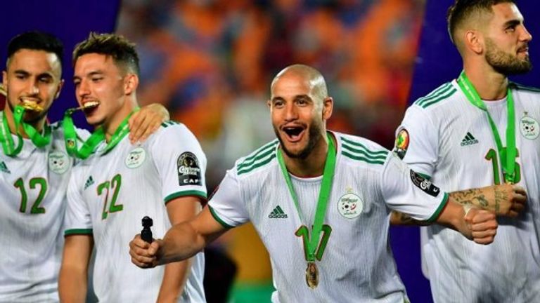 منتخب الجزائر بطل أمم أفريقيا جمال بلماضي مدرب منتخب الجزائر
