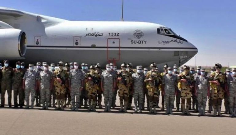 تدريبات عسكرية جوية بين مصر والسودان