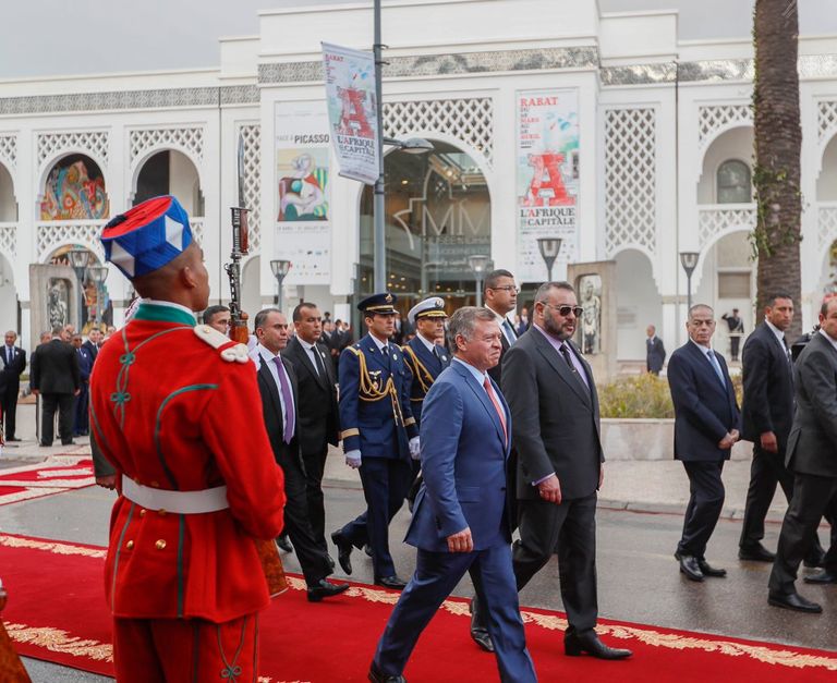 ملكا المغرب والأردن في العاصمة المغربية الرباط