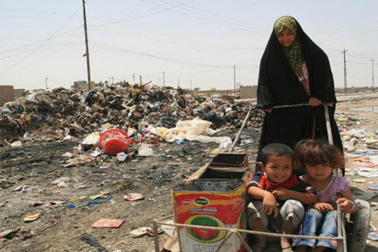 معاناة أطفال العراق