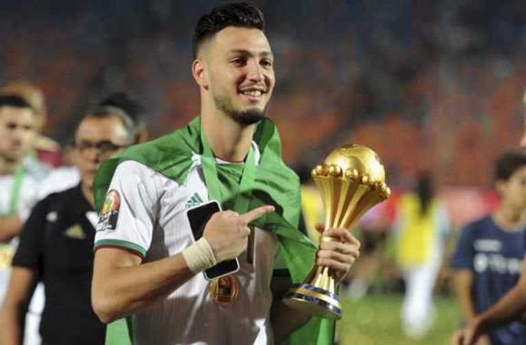 رامي بنسبعيني منتخب الجزائر