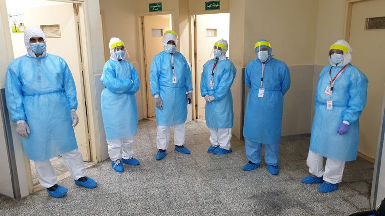 سيارة إسعاف في قطاع غزة