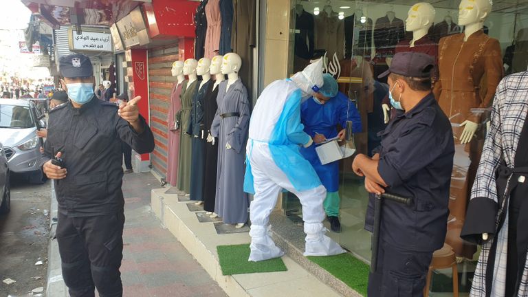 سيارة إسعاف في قطاع غزة