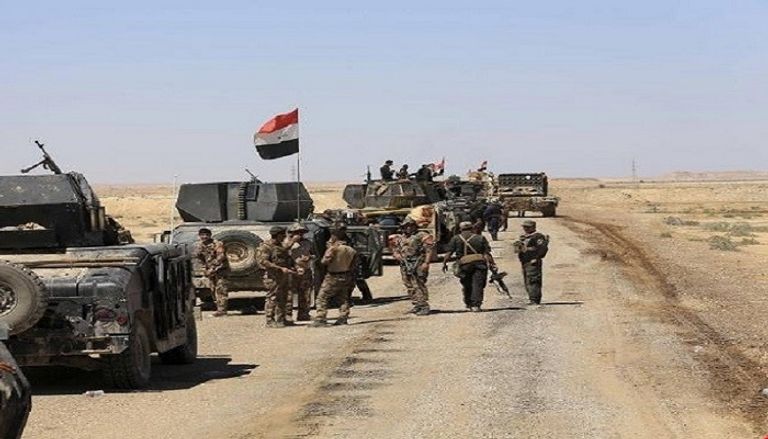 الجيش العراقي خلال عمليات أمنية ضد مسلحي داعش