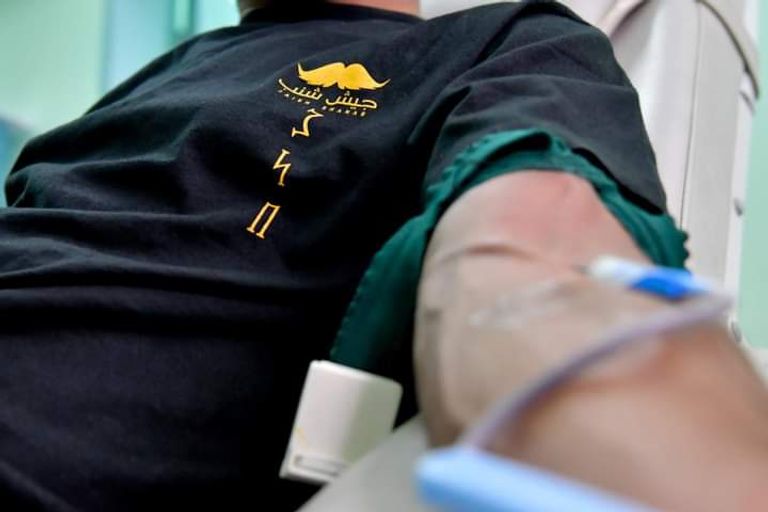 أعضاء مبادرة "جيش شنب" في اليمن