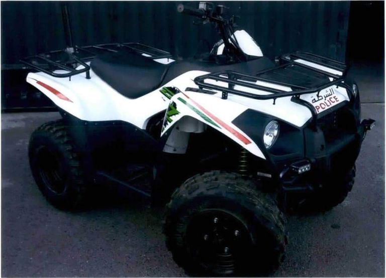 دراجة رباعية الدفع للشرطة المغربية