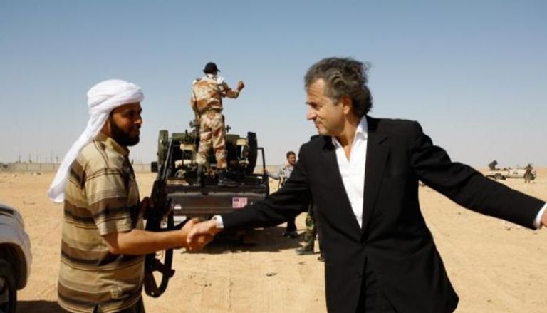 برنارد ليفي يلتقي مليشيات غربي ليبيا