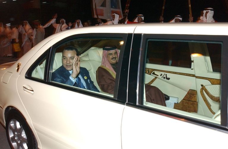 ملك المغرب وملك البحرين عاهلا المغرب والبحرين