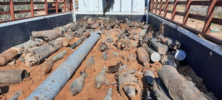 الجيش الليبي يفكك مخلفات داعش