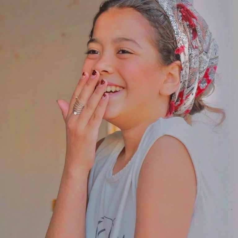 الطفلة المصرية روضة رضا