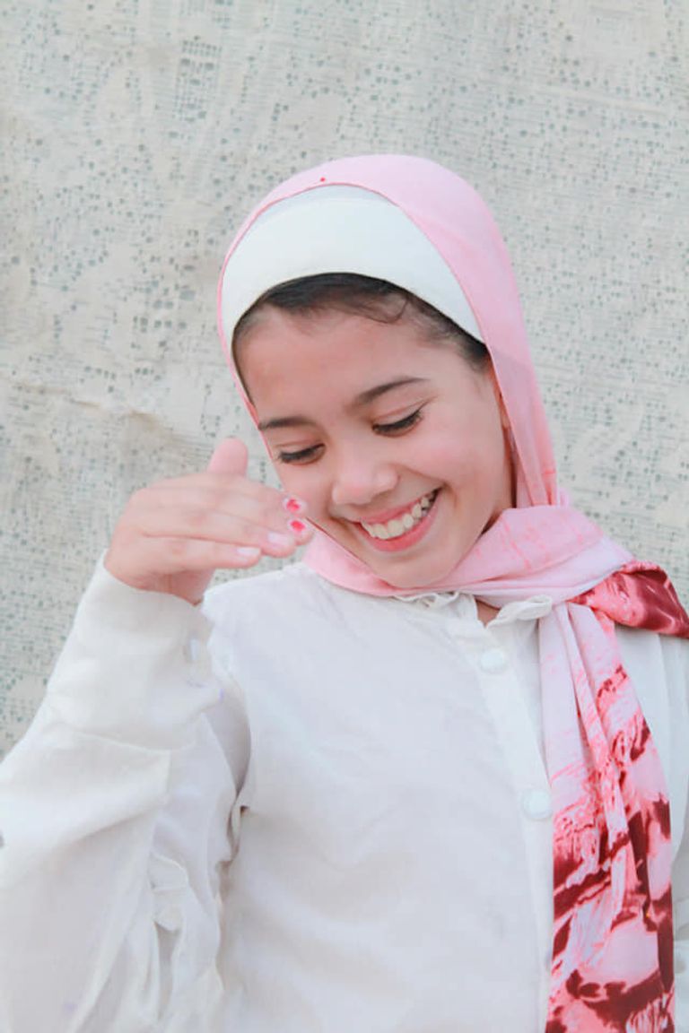 الطفلة المصرية روضة رضا