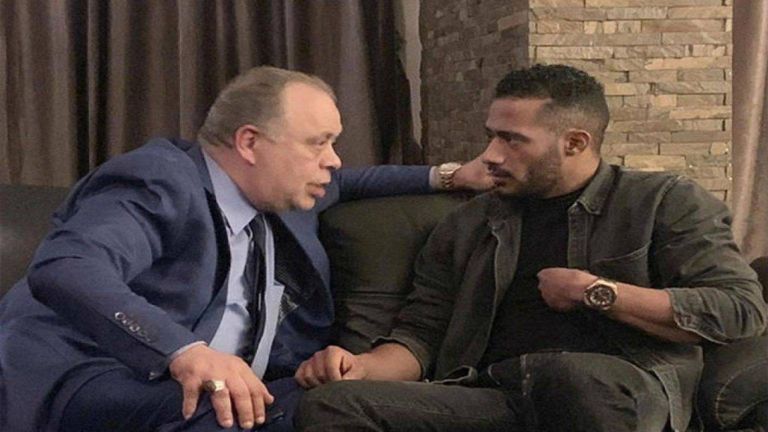 الدكتور أشرف زكي نقيب الممثلين المصريين، والفنان محمد رمضان الدكتور أشرف زكي