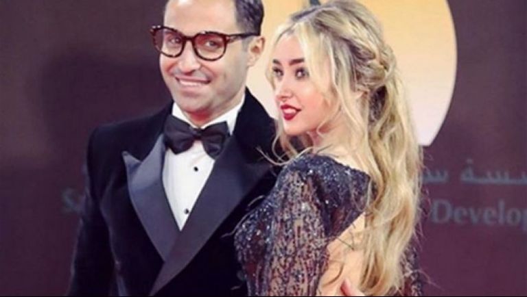 هنا الزاهد وزوجها أحمد فهمي