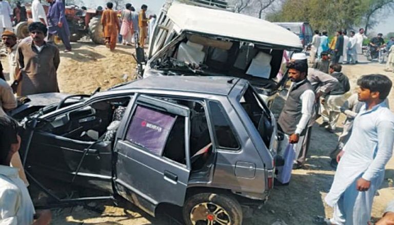 حادث سير في باكستان (صورة أرشيفية)