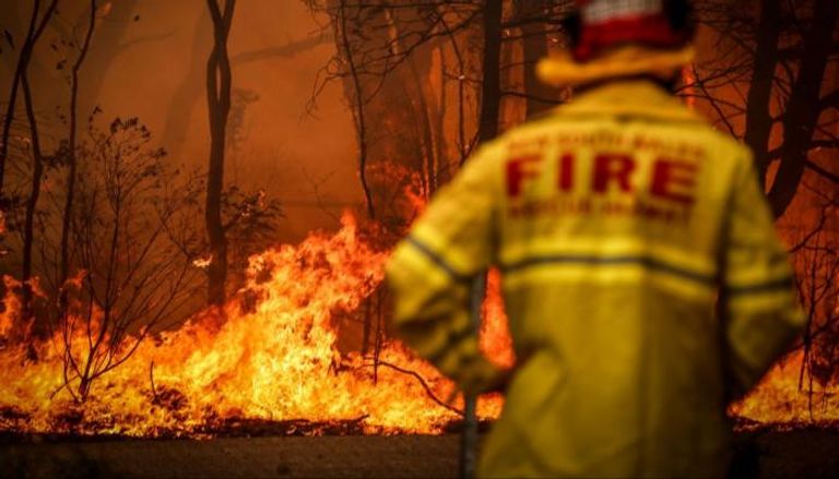 الحرائق تجتاح جزيرة أسترالية