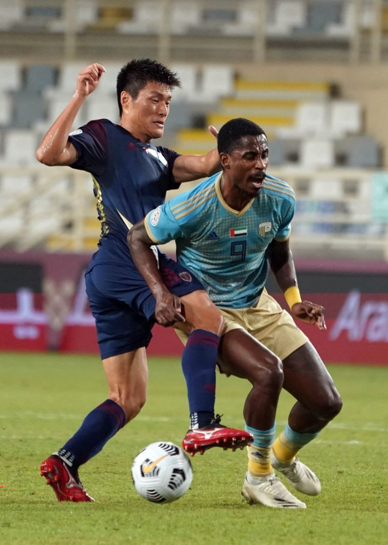 من مواجهة اتحاد كلباء أمام النصر