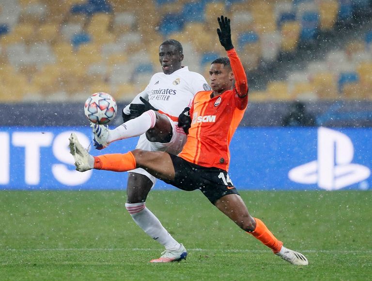 ريال مدريد خسر مجددا أمام شاختار في دوري أبطال أوروبا احتفال لاعبي شاختار