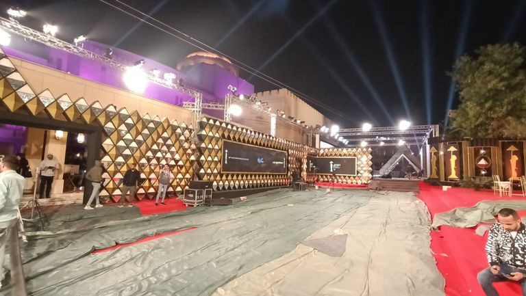 تجهيزات مهرجان القاهرة السينمائي