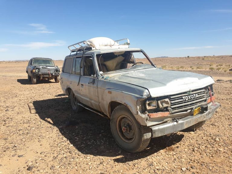 مركبات تجار المخدرات التي ضبطها الجيش الجزائري