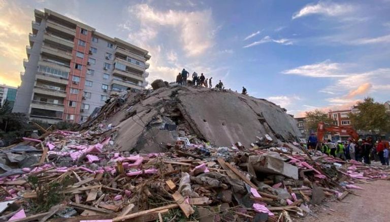زلزال قوي ضرب تركيا أكتوبر الماضي - أرشيفية