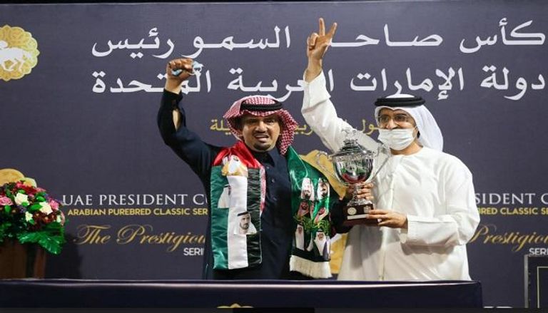 جانب من فعاليات كأس رئيس دولة الإمارات للخيول العربية 