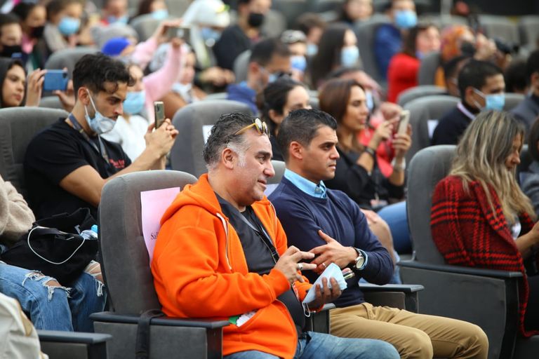 منى زكي في ندوة مهرجان القاهرة السينمائي