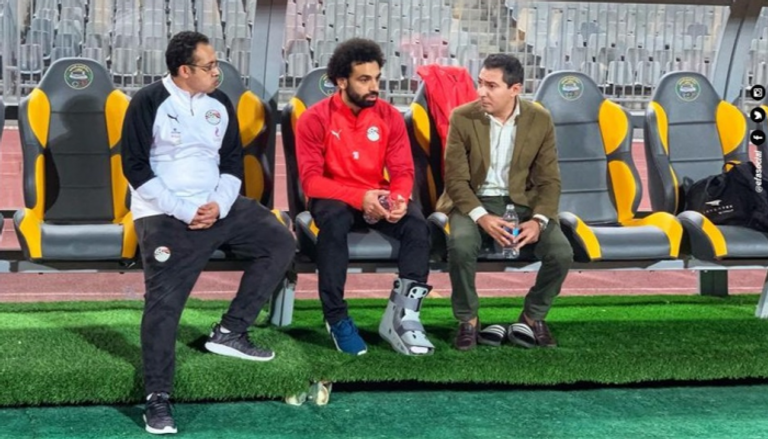محمد صلاح مع منتخب مصر محمد صلاح لاعب منتخب مصر