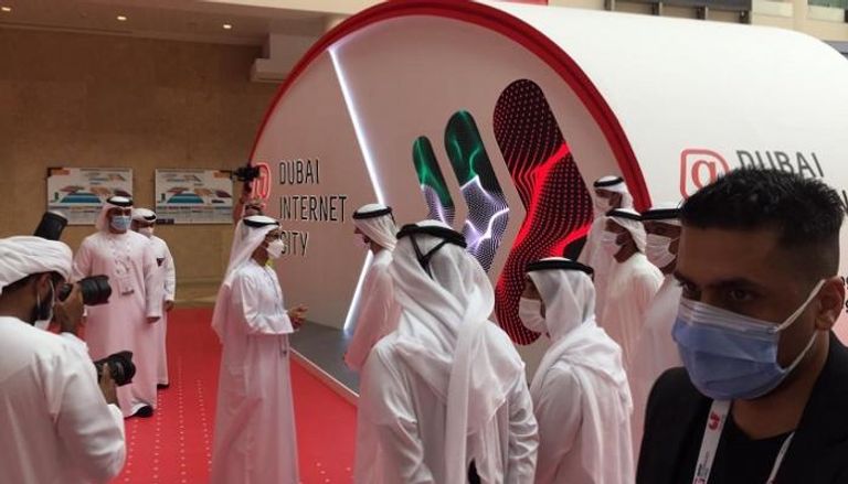 الشيخ حمدان بن محمد بن راشد آل مكتوم، ولي عهد دبي رئيس المجلس التنفيذي يفتتح