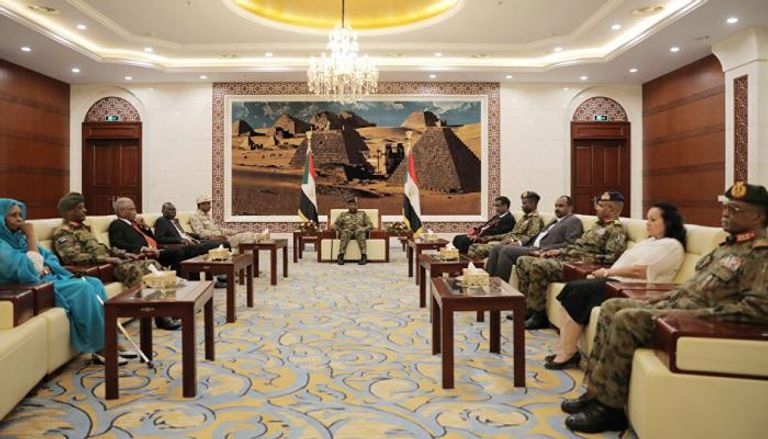 اجتماع سابق لمجلس السيادة السوداني