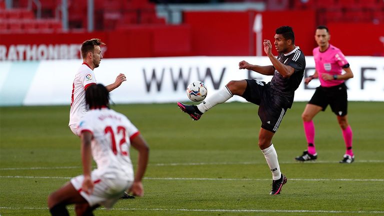 كاسيميرو زين الدين زيدان مدرب ريال مدريد