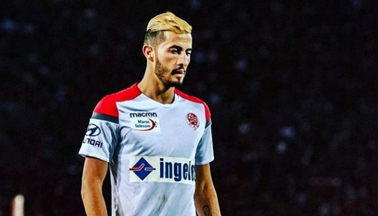 أيمن الحسوني نجم الوداد فريق الوداد المغربي