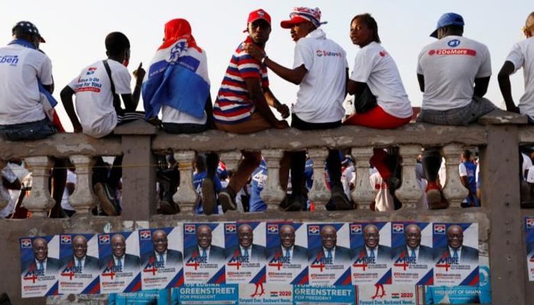 ملصقات دعائية في انتخابات الرئاسة في غانا