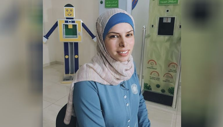 معلمة فلسطينية فازت في مسابقة عالمية