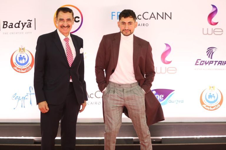 الفنان أمير المصري مع والده