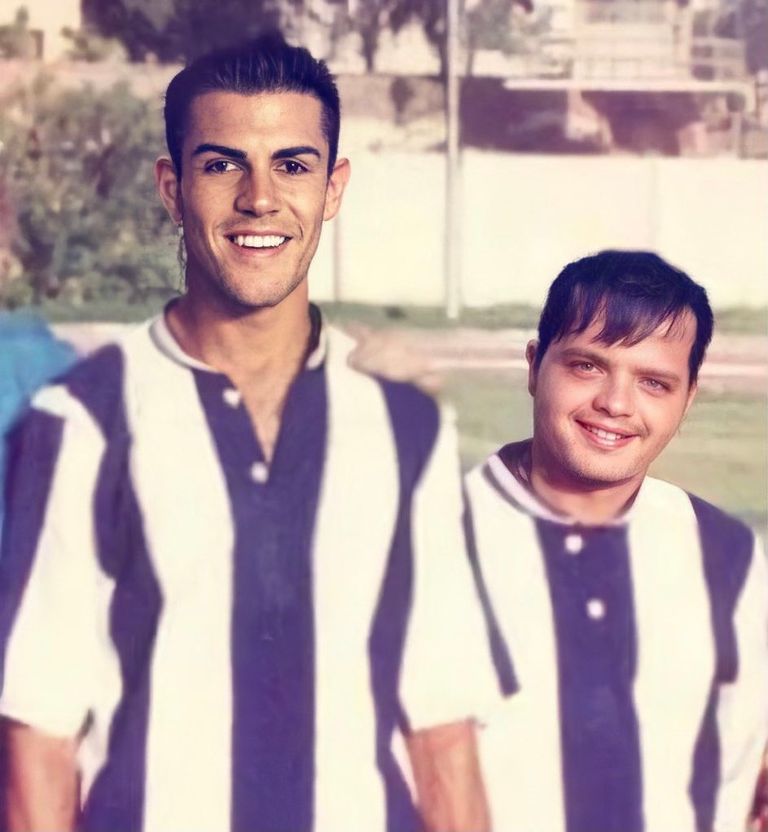 محمد هنيدي وكريستيانو رونالدو